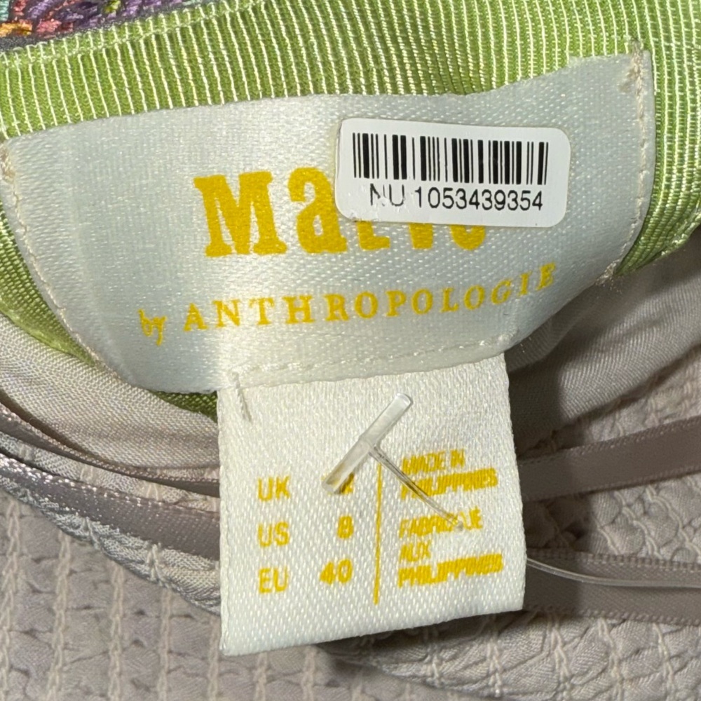 Anthropology - Maeve - Strapless Bow Mini Dress - Assorted - Women’s 8 - Picture 14 of 14